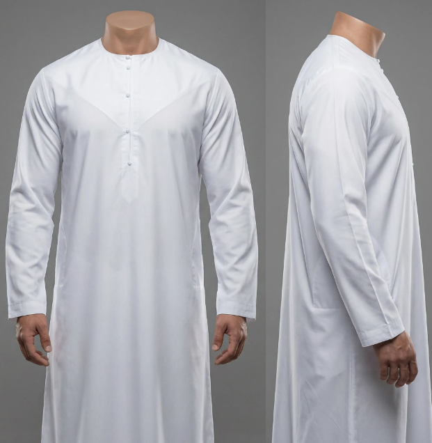 Emirati-style Qamis Qumaash